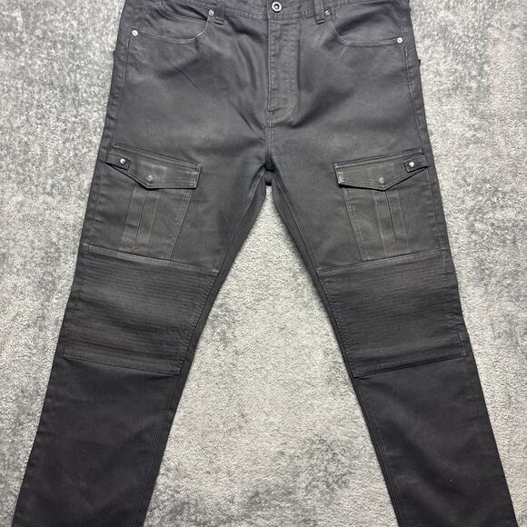 Vintage Sean John Jeans Mens 38x28 Black Denim - Picture 1 of 11